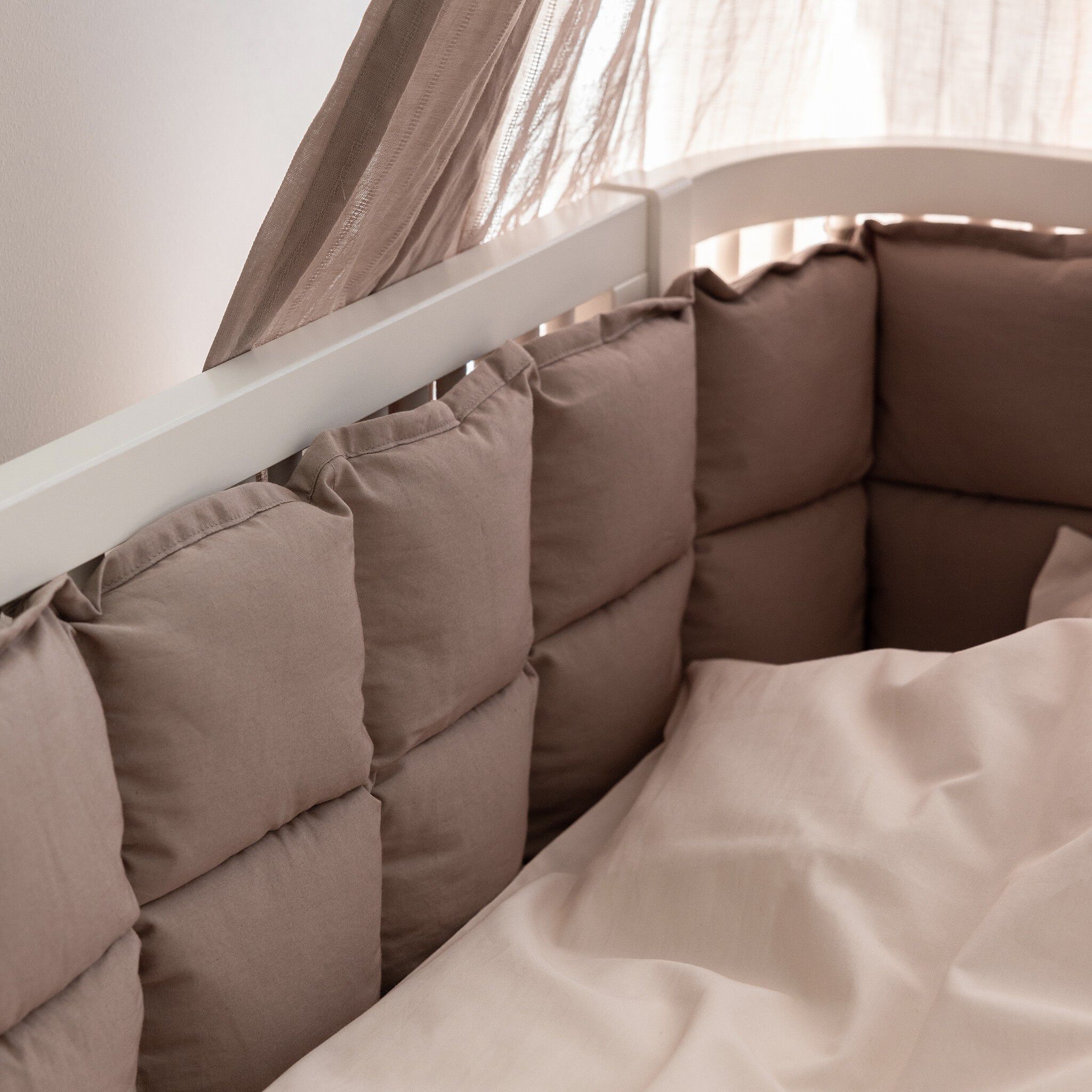 Sengerand, kapok, Jetty beige