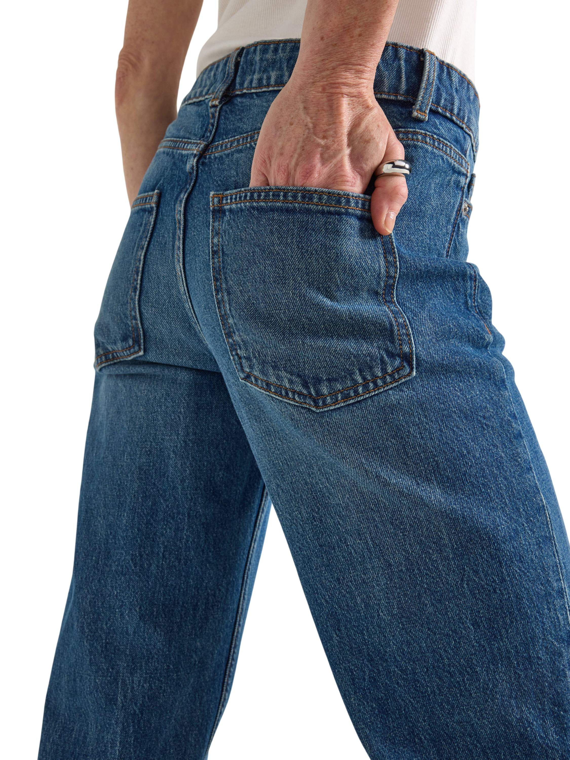 STRAIGHT Nea jeans med l&auml;tt stretch