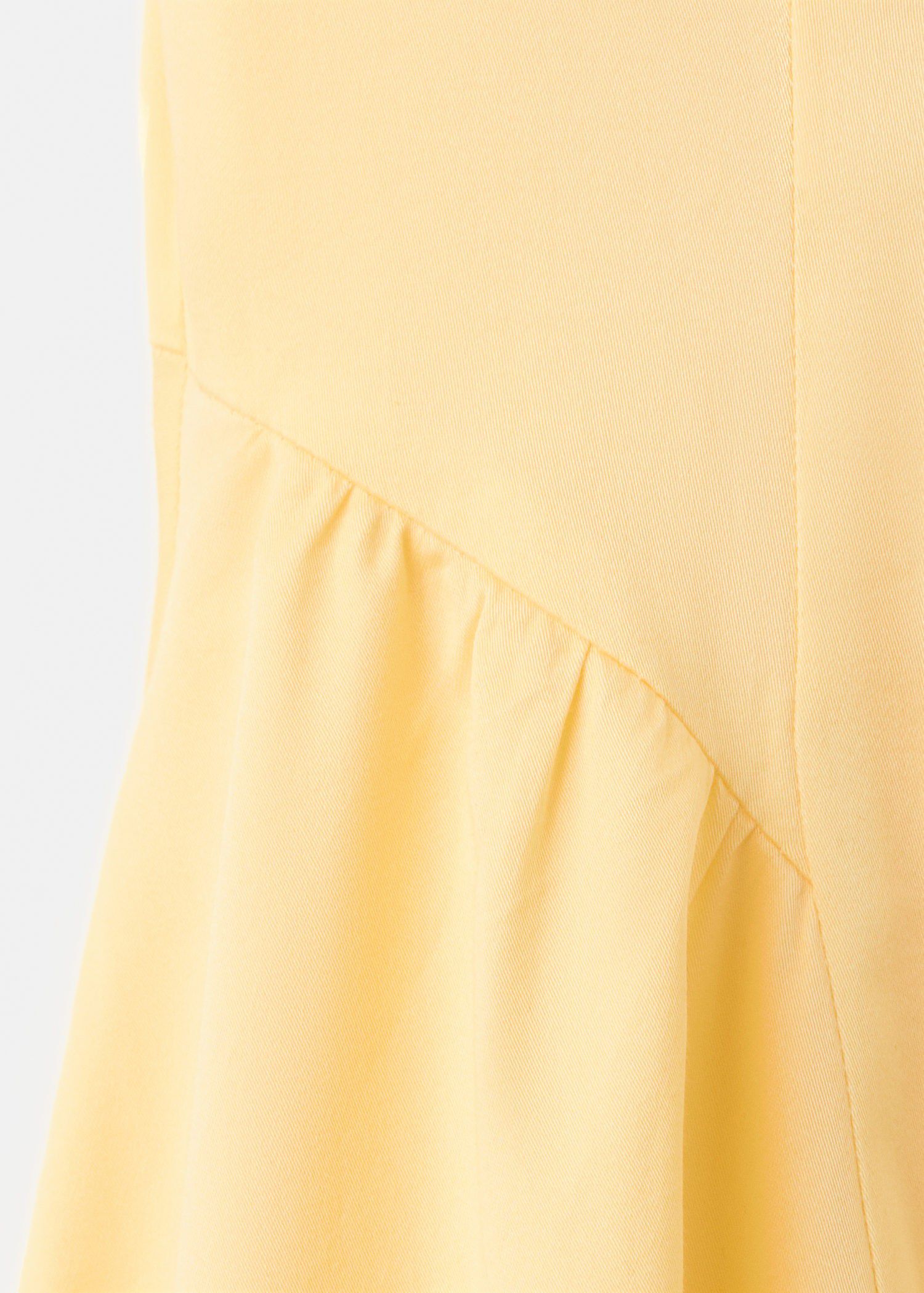 Boat-neck ruched dress