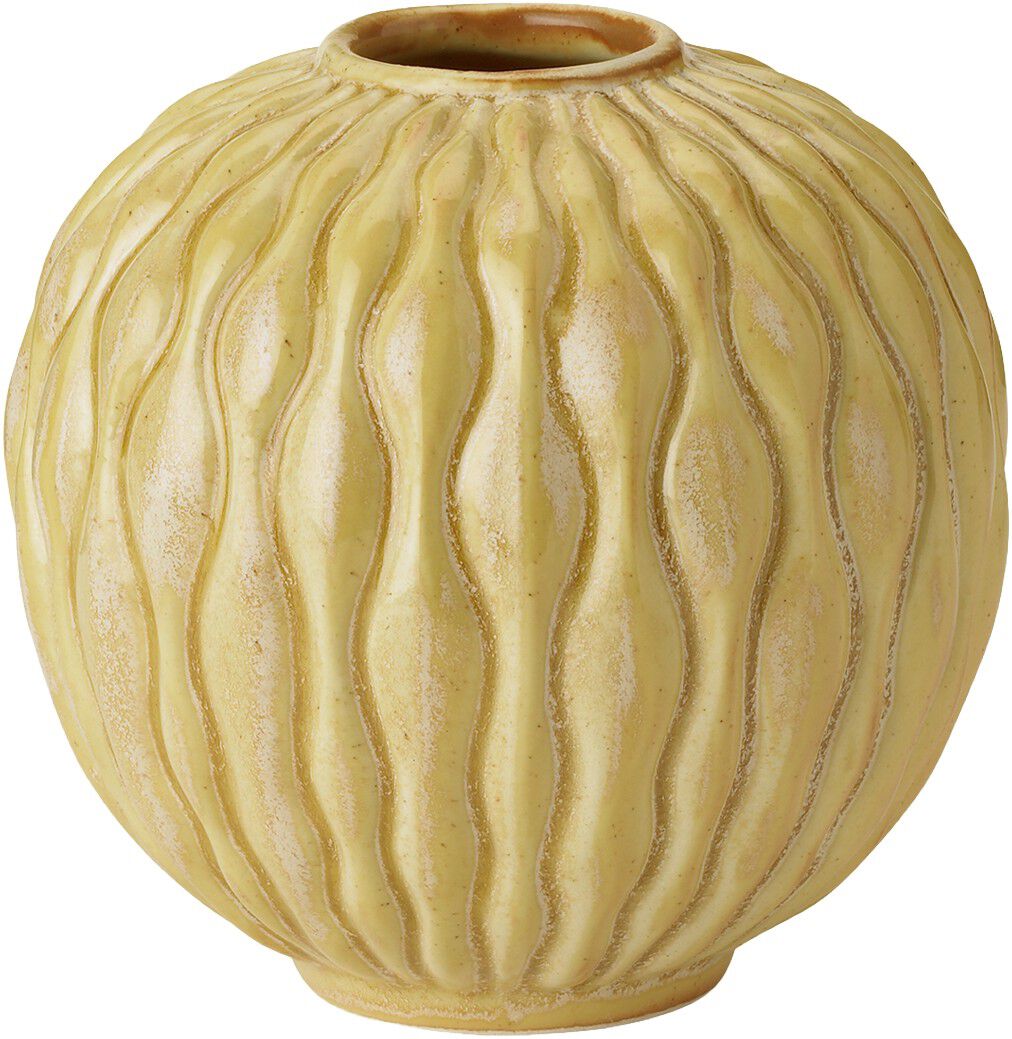 Solum vas H 8. 5 cm ochre