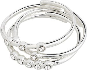 SLOAN rings 3-in-1 set silver-plated