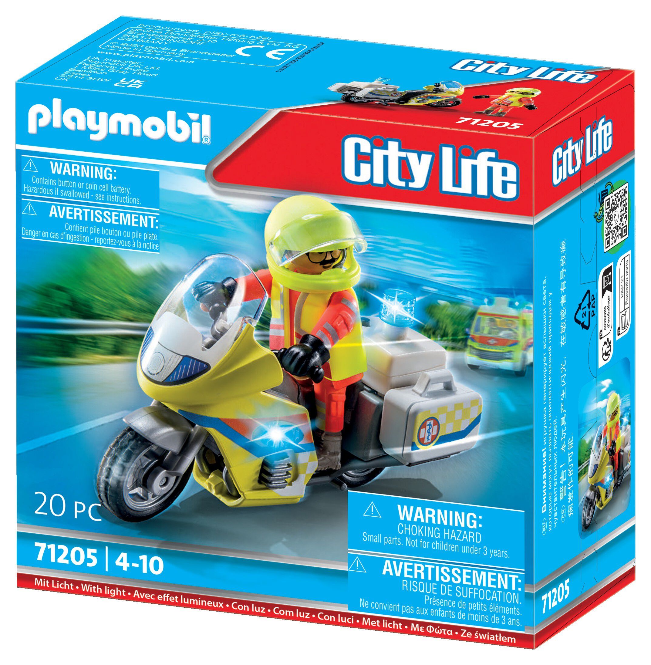 Playmobil Doctor motorbike