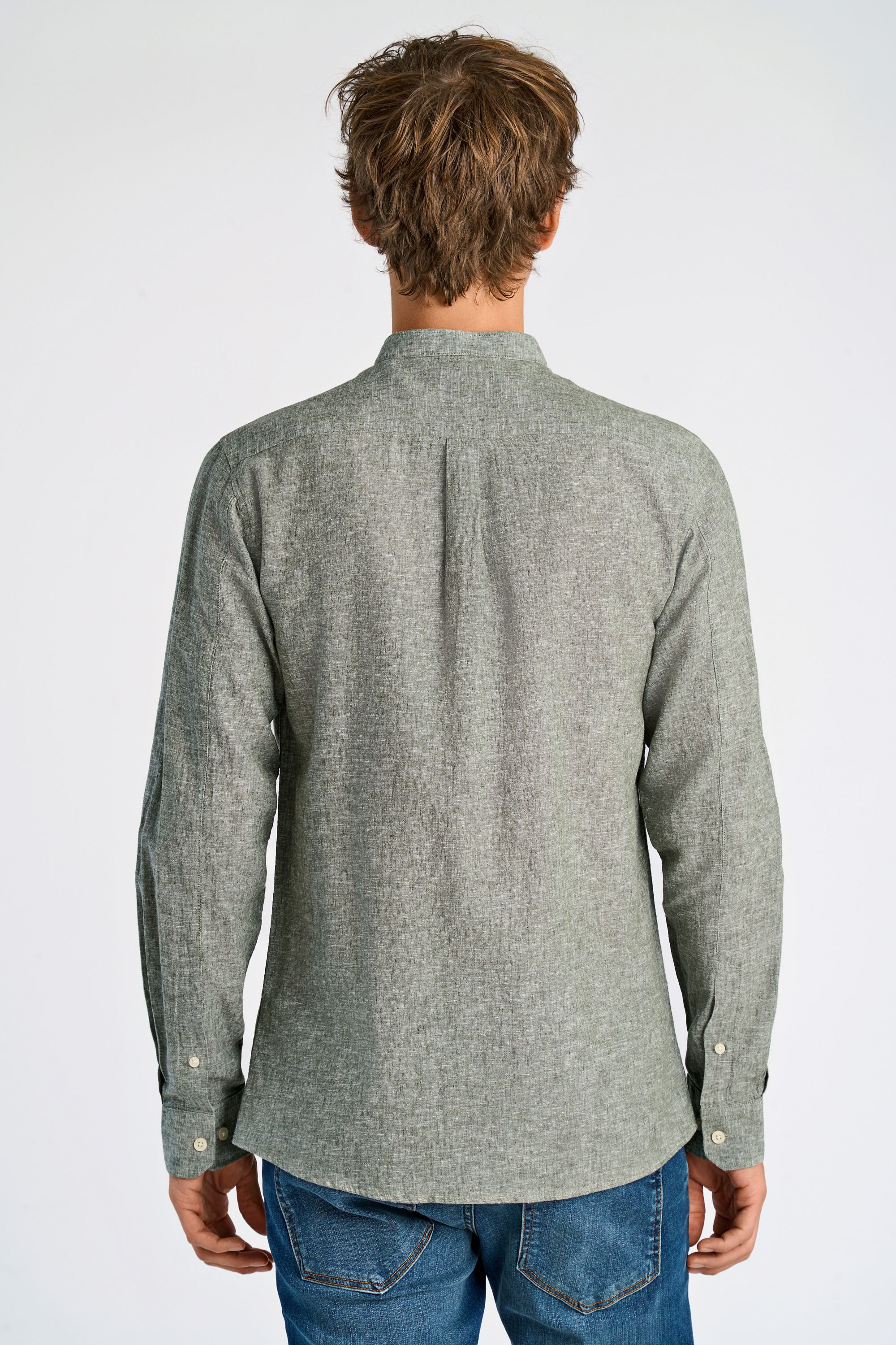 Cotton/linen shirt L/S