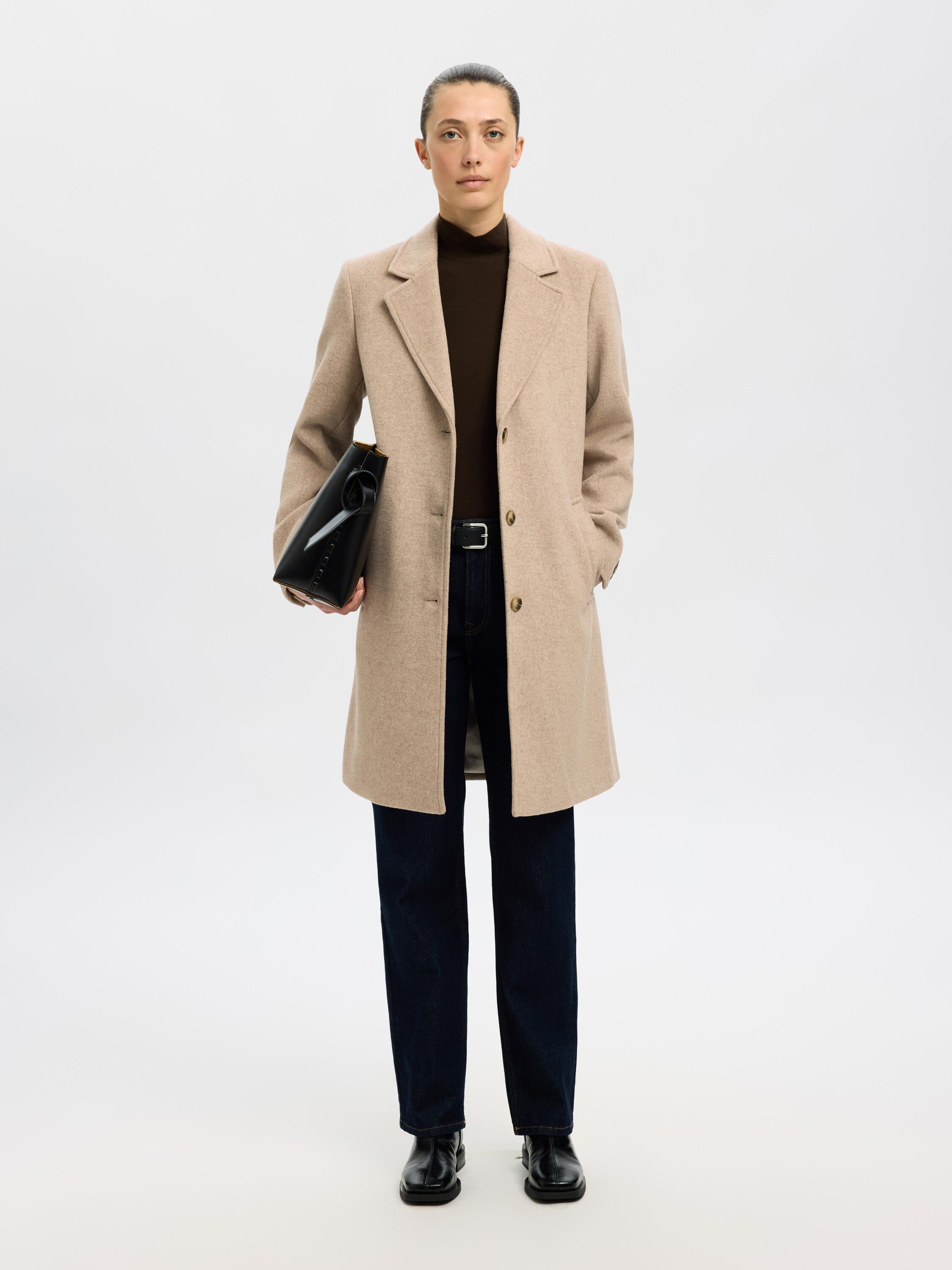 SLFSASJA WOOL BLEND COAT NOOS