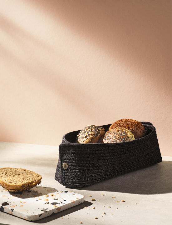 KNIT-IT brödkorg black