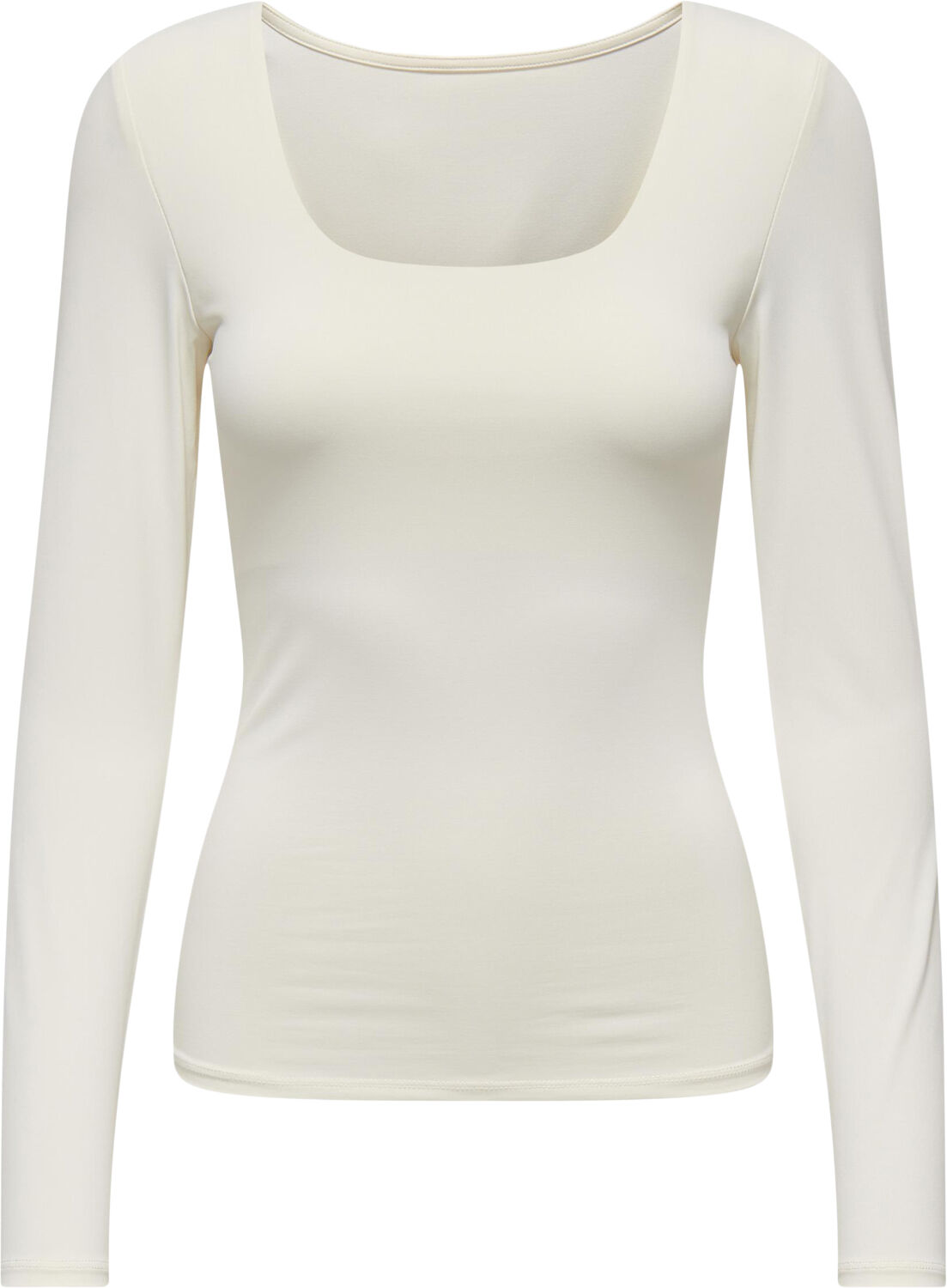 Onlea L/S 2-Way Deep Neck Top Jrs Noos