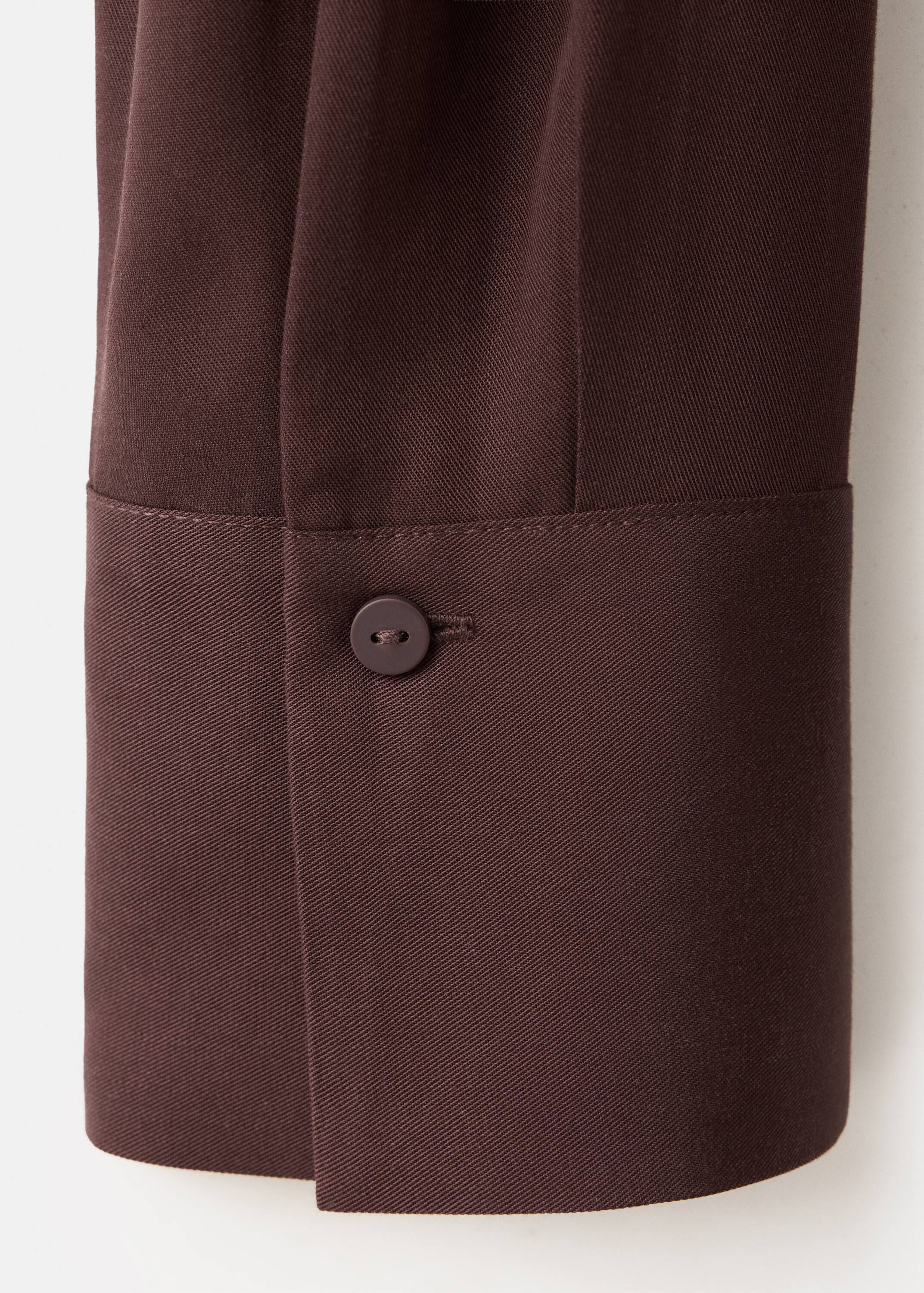 Straight lyocell shirt