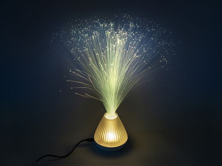 FIBEROPTISK LAMPE 33 cm