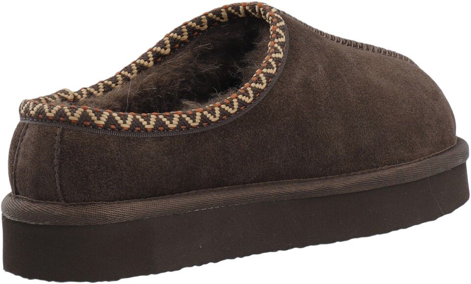 BIASNOW Flatform Binded Slip In Shoe Suede