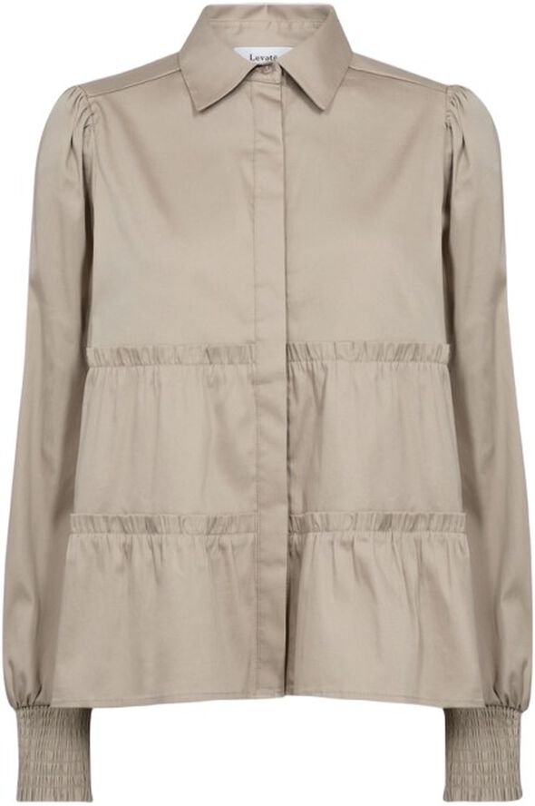 LR-ISLA SOLID 95 Skjorte Grå