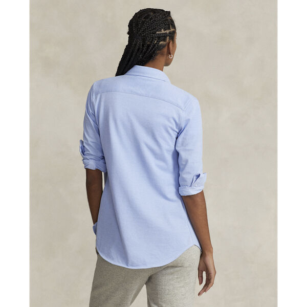 Knit Cotton Oxford Shirt