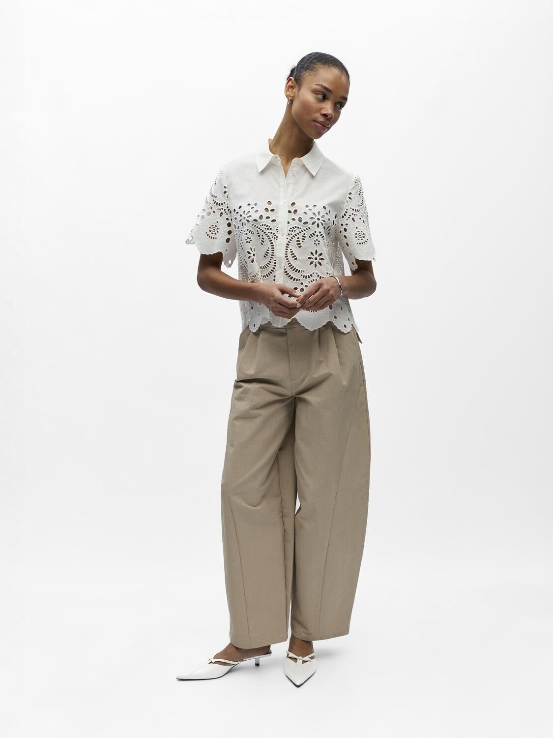 Objelena S/S Crop Top E Rep