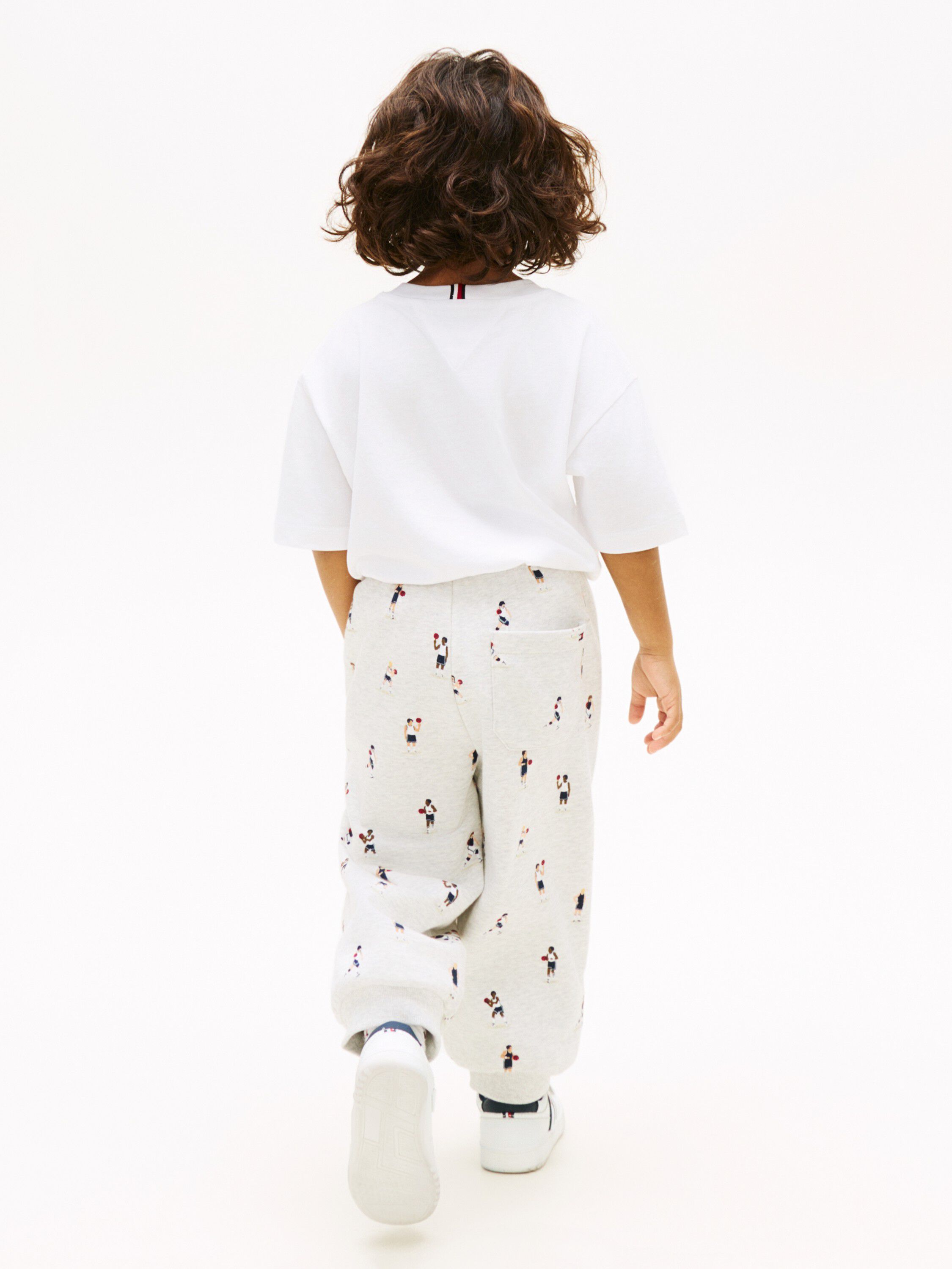 Print Terry Cuffed Joggers