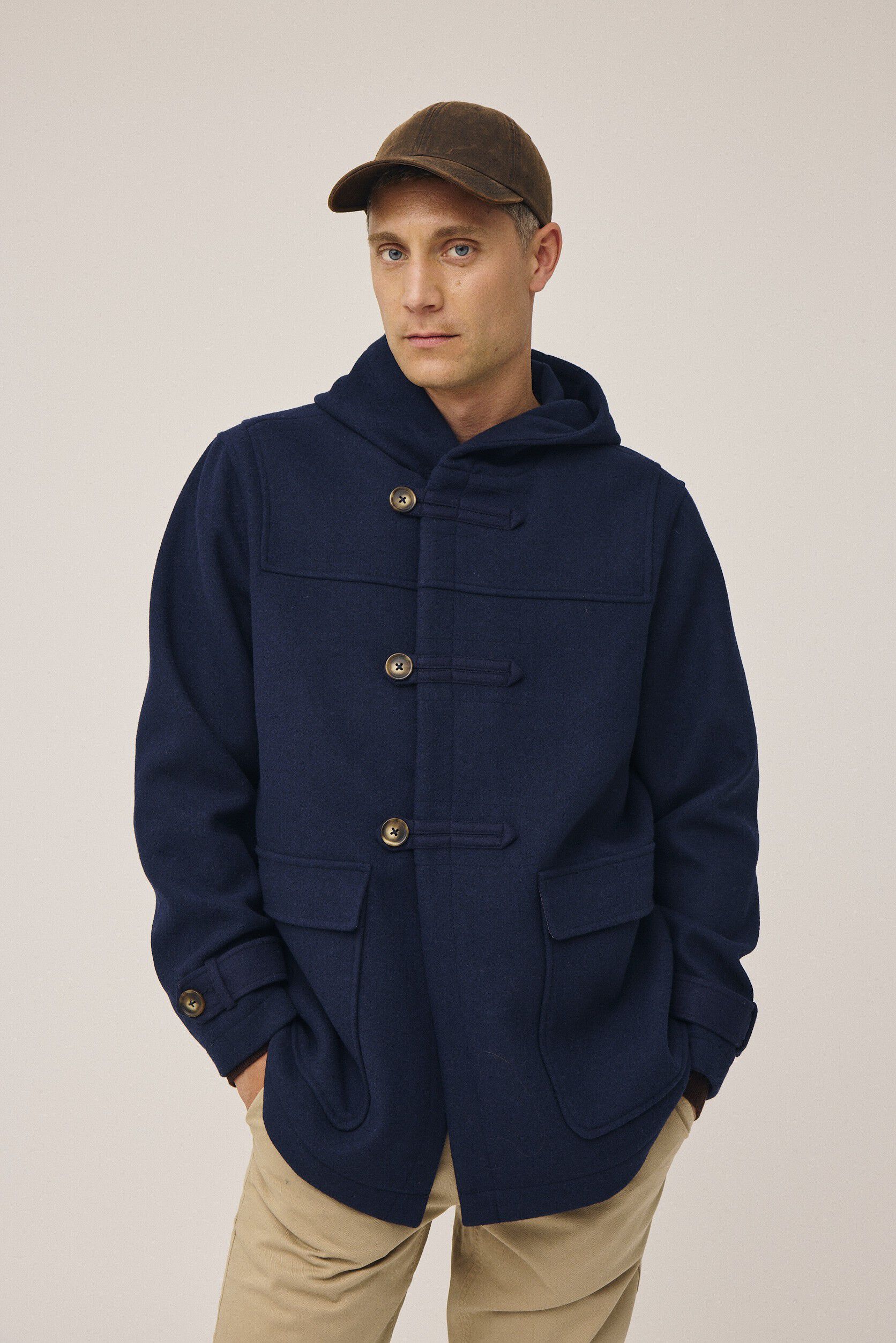 Arch 1 Duffle jakke m. h&aelig;tte - Uldmix GRS