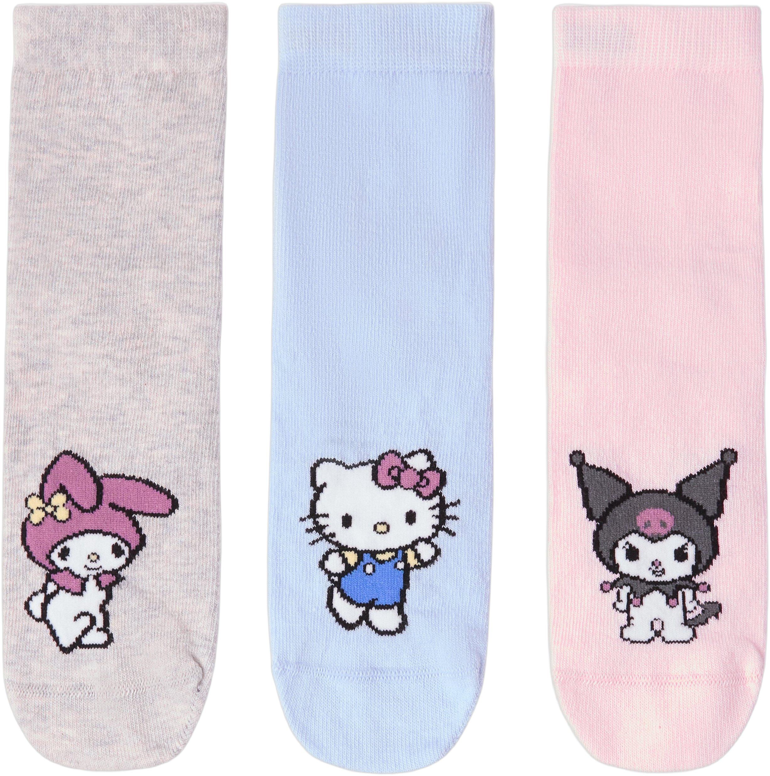 Socks in soft cotton with different