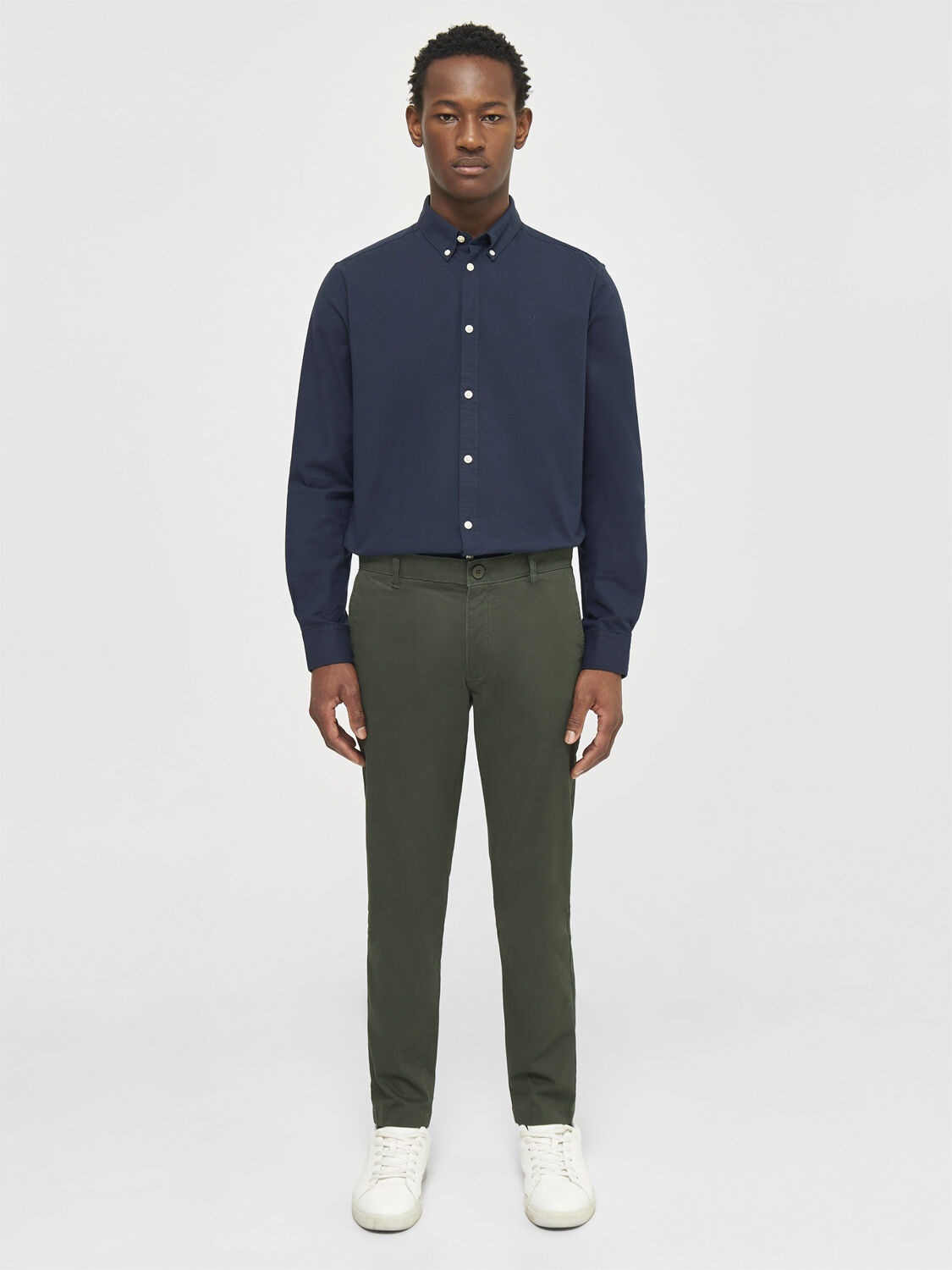 LUCA slim twill chino pants - GOTS/Vegan