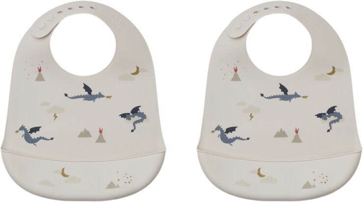 Tilda Silicone Bib 2-Pack