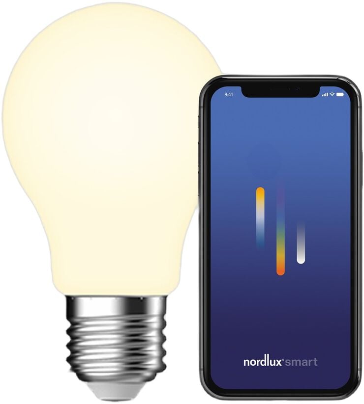 SMART PÆRE E27 A60 4,7W HVID