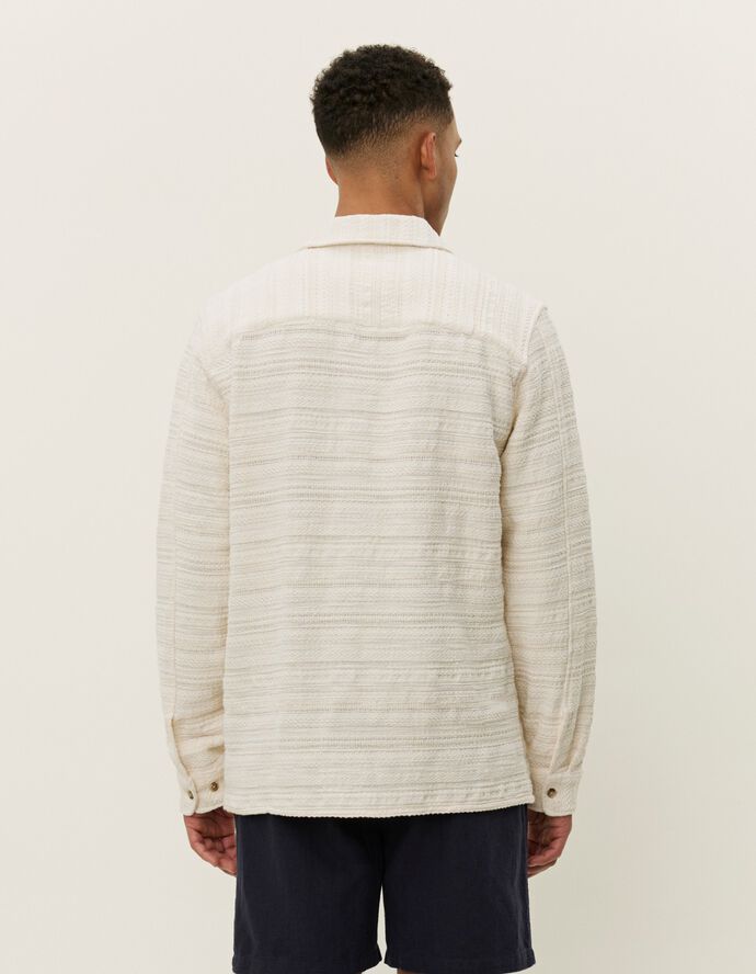 Jonas Structured Stripe Overshirt