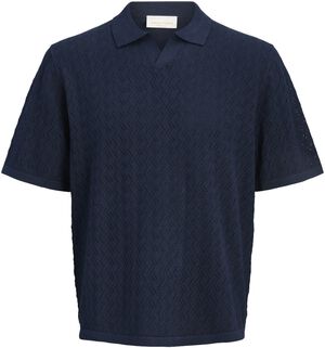 JORTYLER KNIT SS SPLIT NECK POLO SN