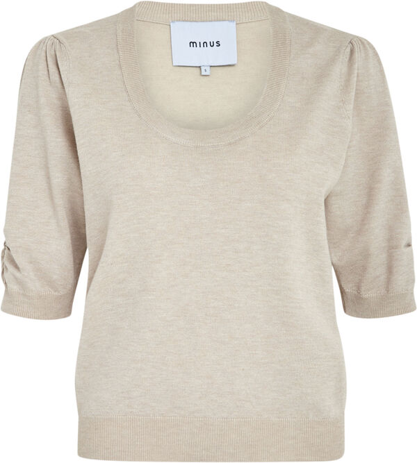Pam Scoop Neck Knit T-Shirt