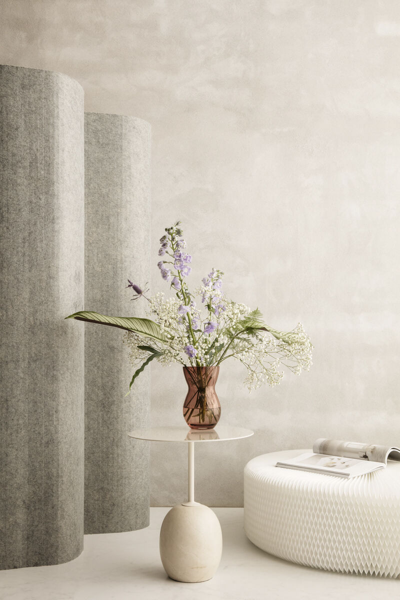 Calabas Vase H21 burgundy