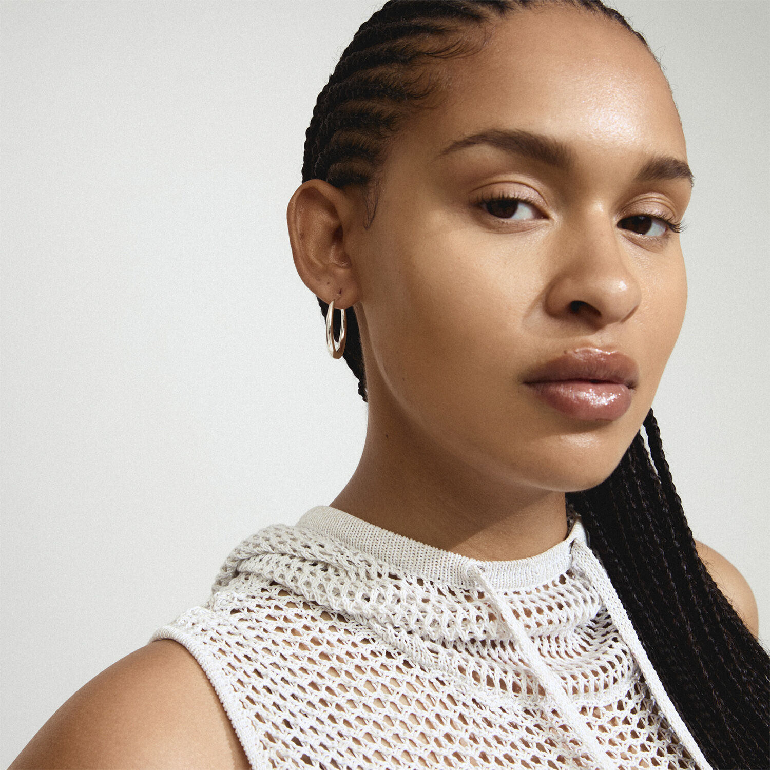 JORUN hoop earrings silver-plated