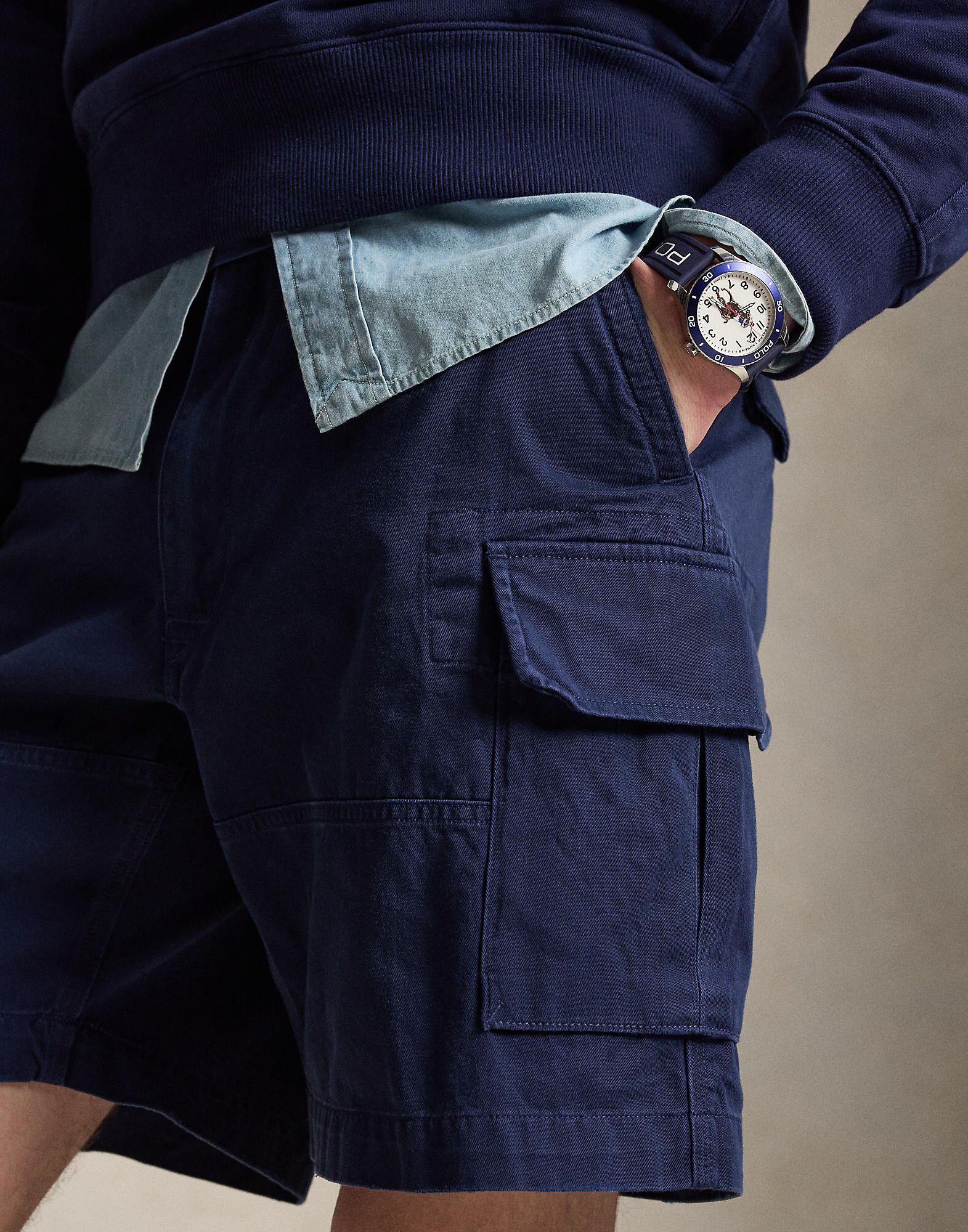 8-Inch Gellar Relaxed Twill Cargo Short