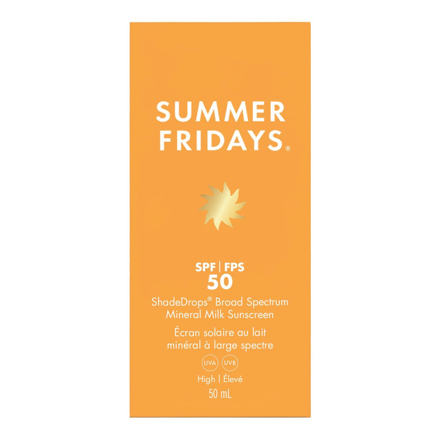 ShadeDrops Broad Spectrum - Mineralisk solkr&auml;m med SPF 50