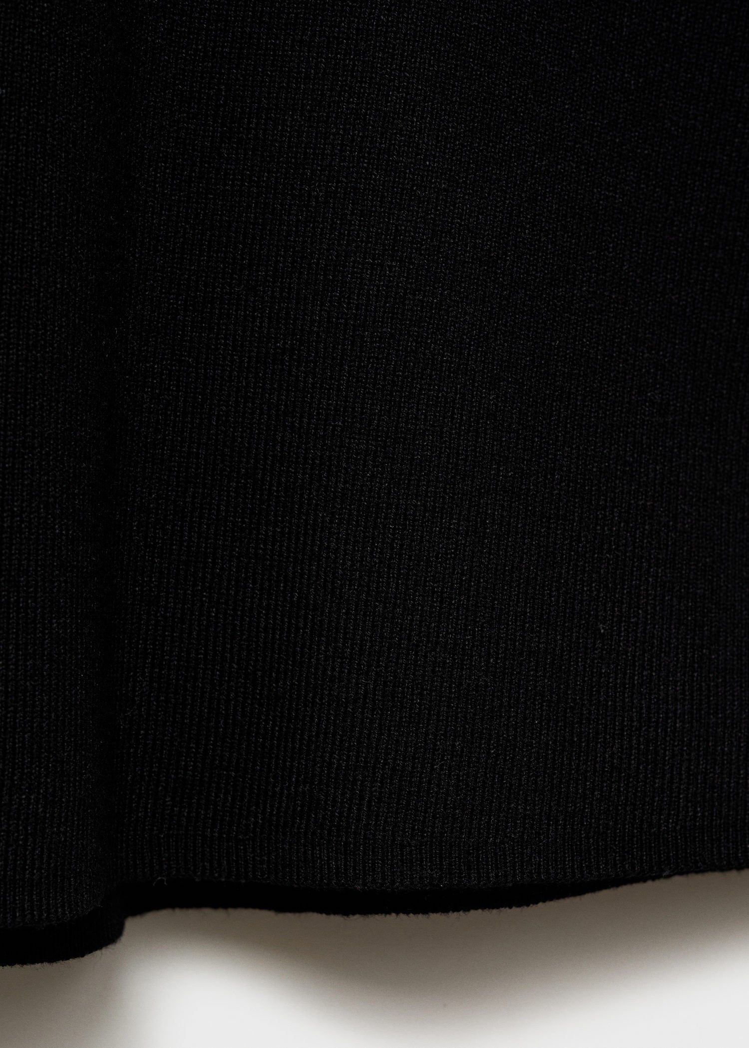 Knitted dress with bow neckline