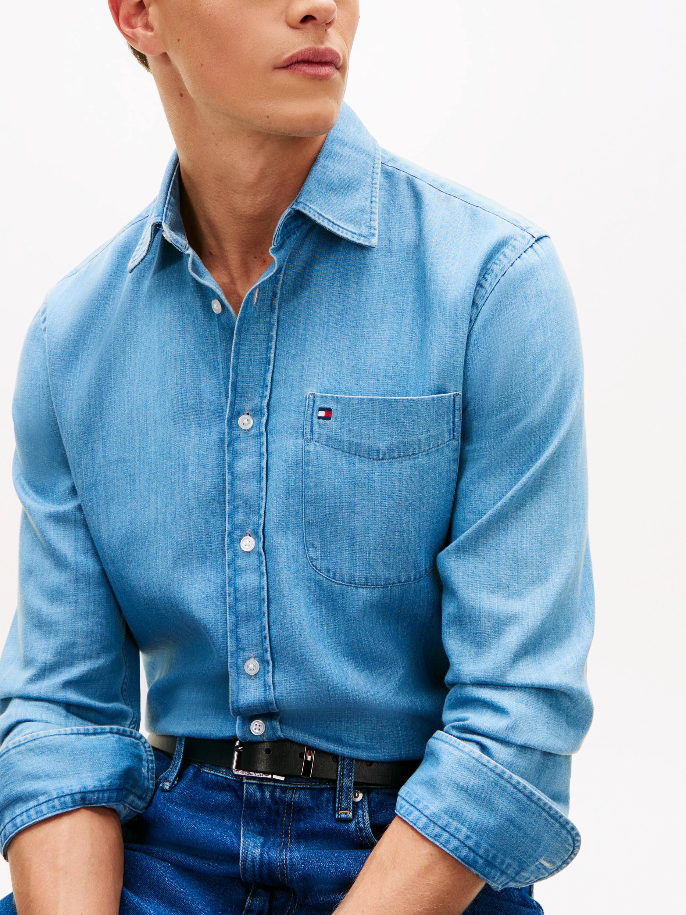 LIGHTWEIGHT DENIM RF SHIRT