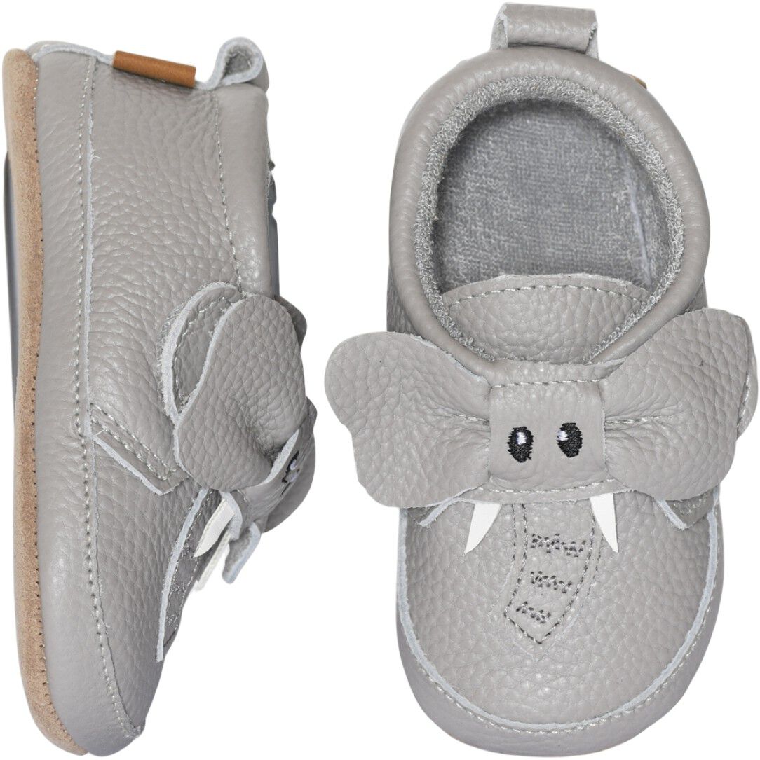 Elephant leather slippers
