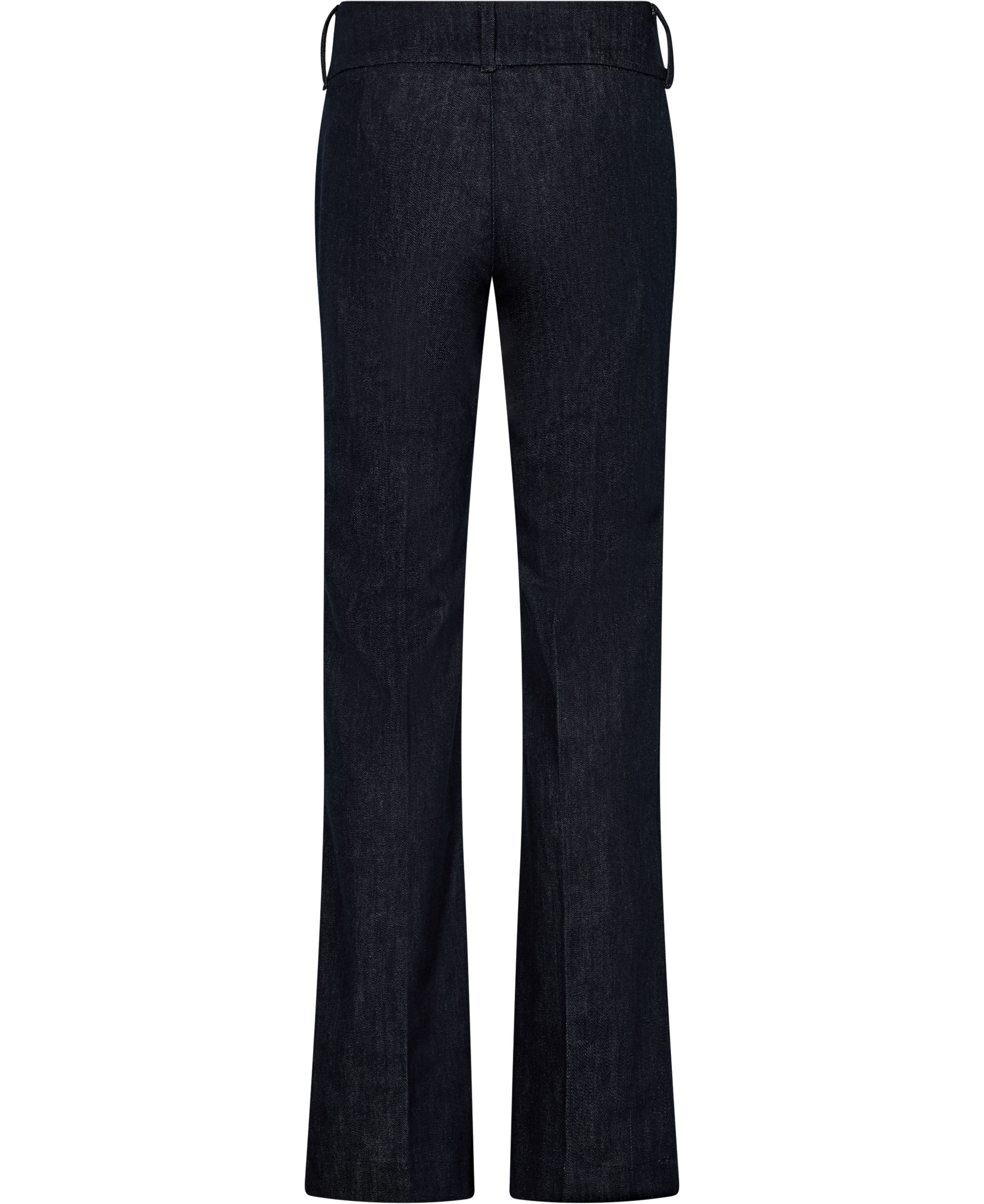 Mid-rise flared jeans