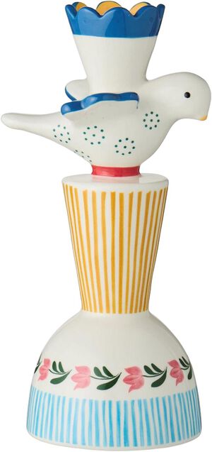 Stage t/2,2 cm lys multifarvet m/fugl