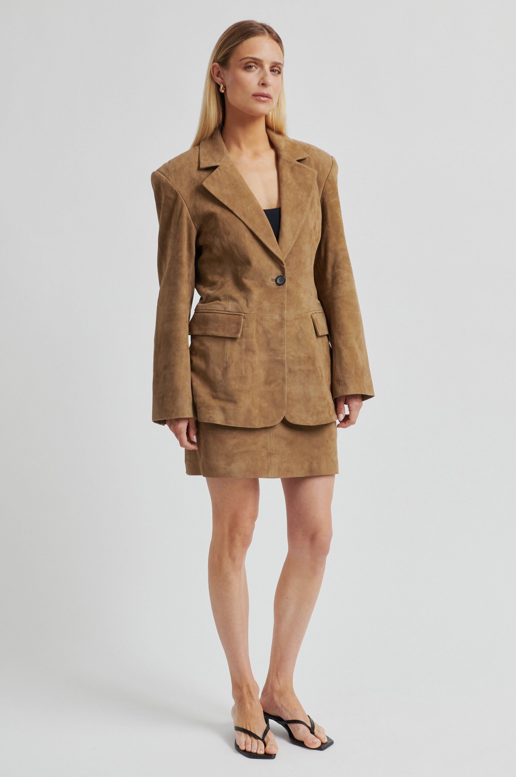 Suellen Mini Suede Skirt