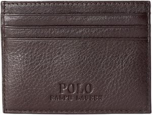 Pebbled Leather Card Case