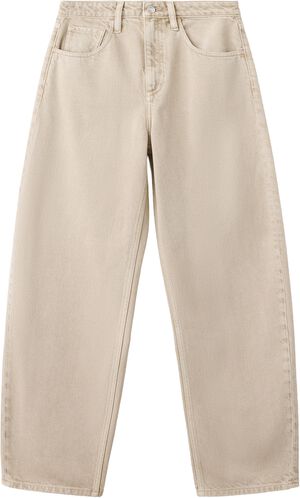 High-rise balloon jeans