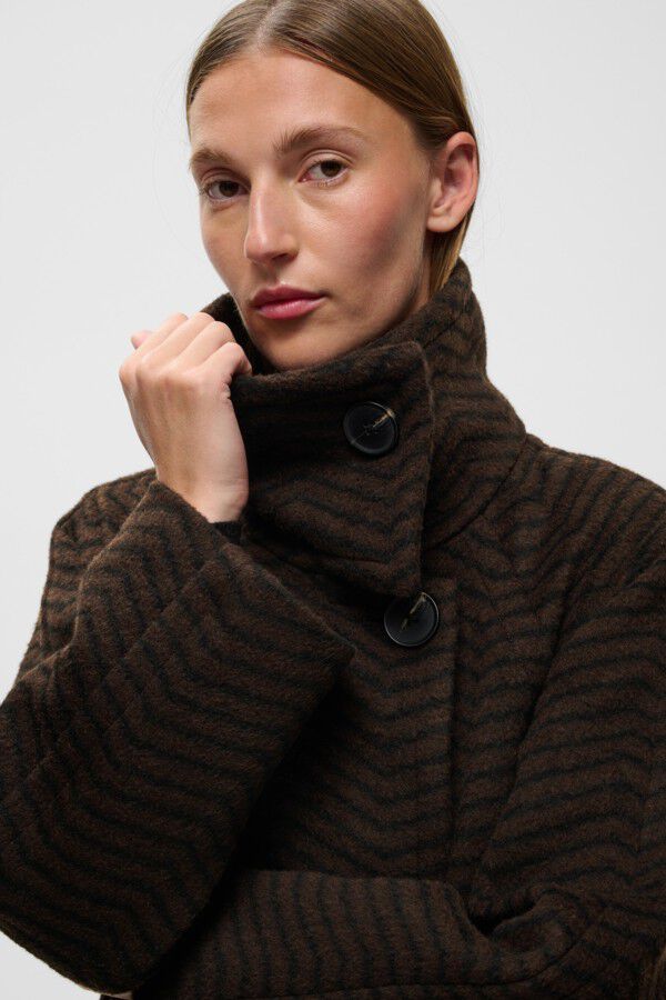 ZASCHAIW COLLAR COAT