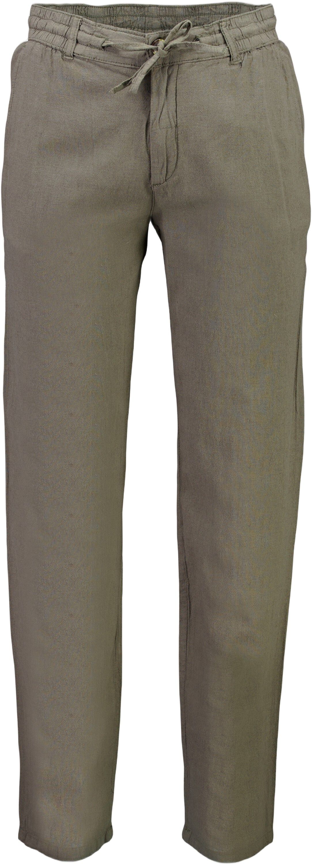 Linen blend herringbone pants