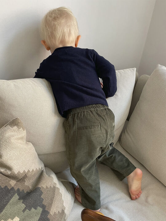 Strikka RWS wool & cashmere baby cardigan