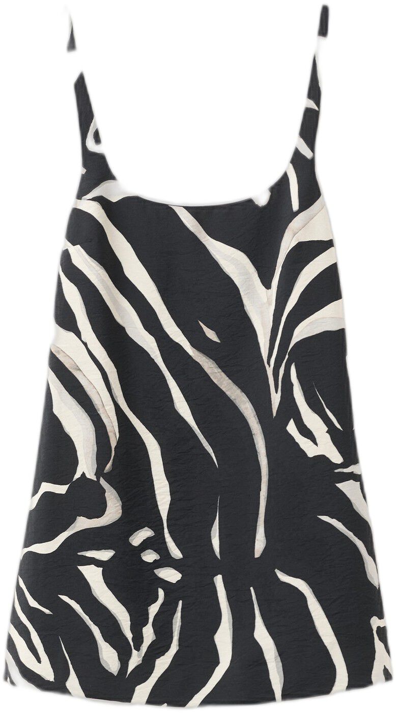 Short zebra print dress