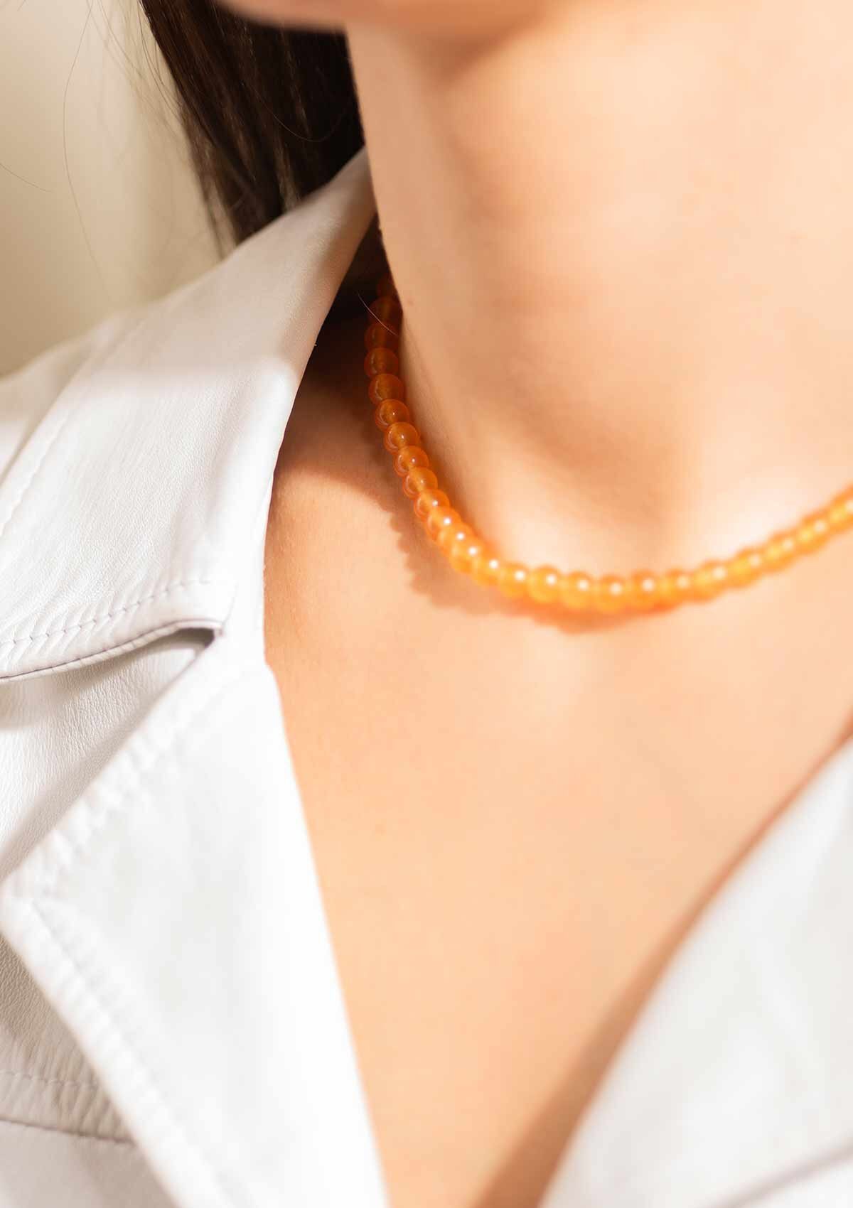 CANDY CORAL PAPAYA S HALSK&AElig;DE