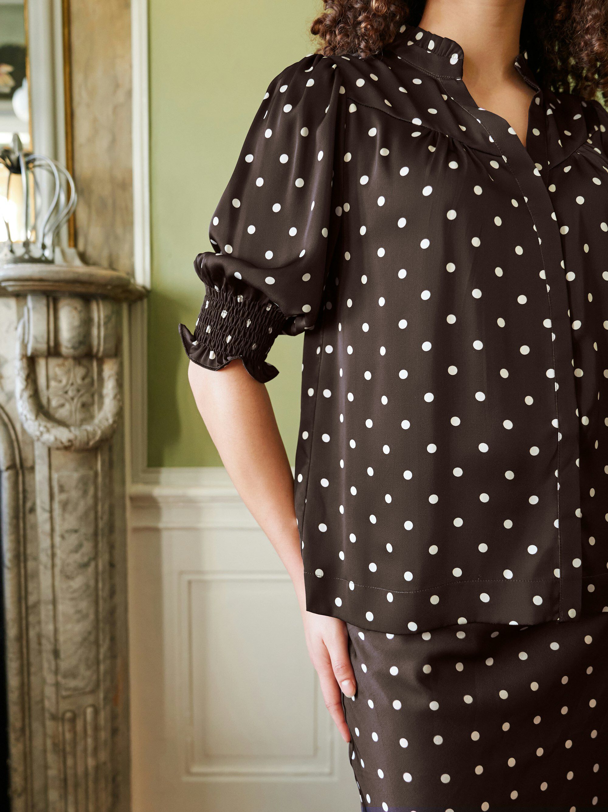 Diana Dot Blouse