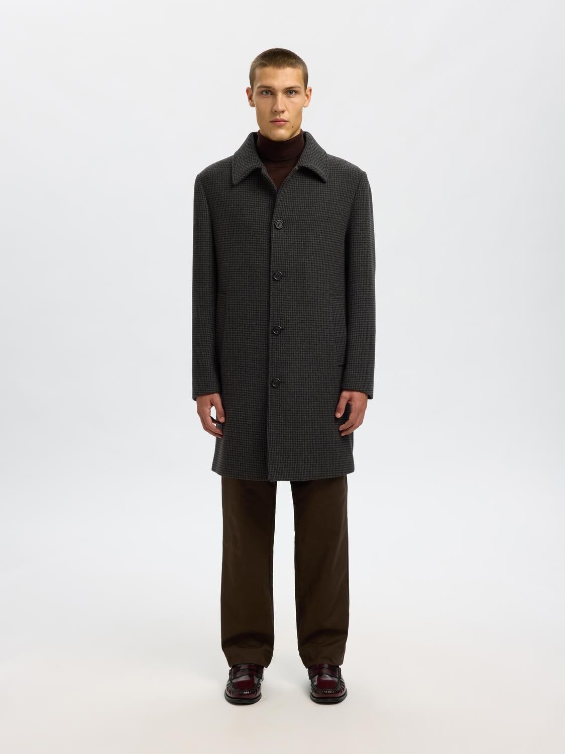 SLHARCHIVE WOOL BLEND CAR COAT NOOS