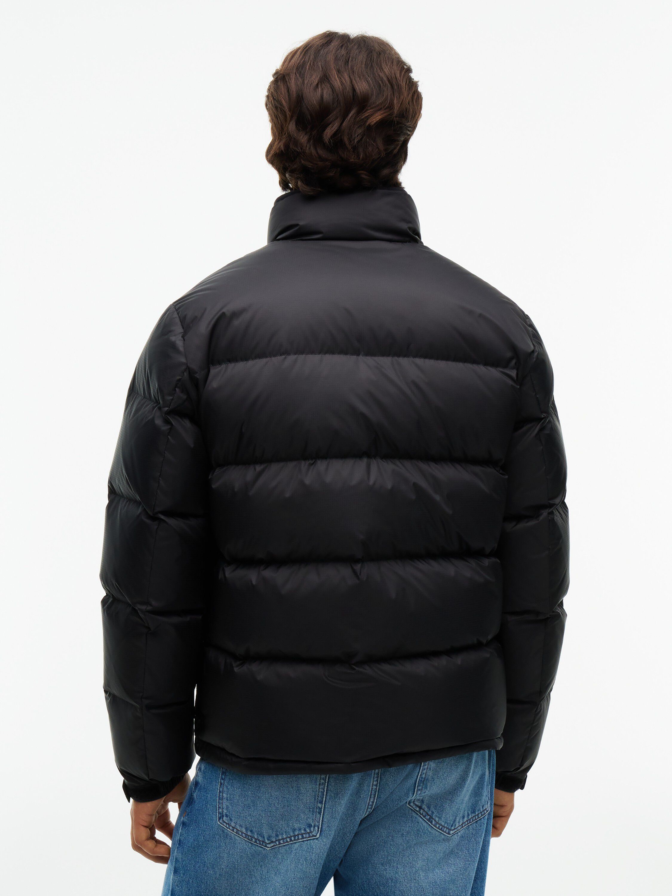 Stand-Up Collar Ripstop Down Puffer Jacket