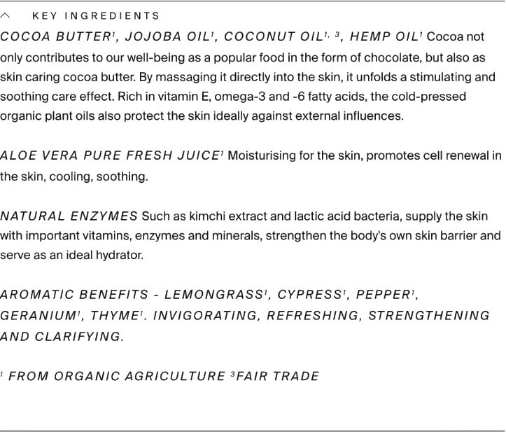 Organic Body Cream Lemongrass