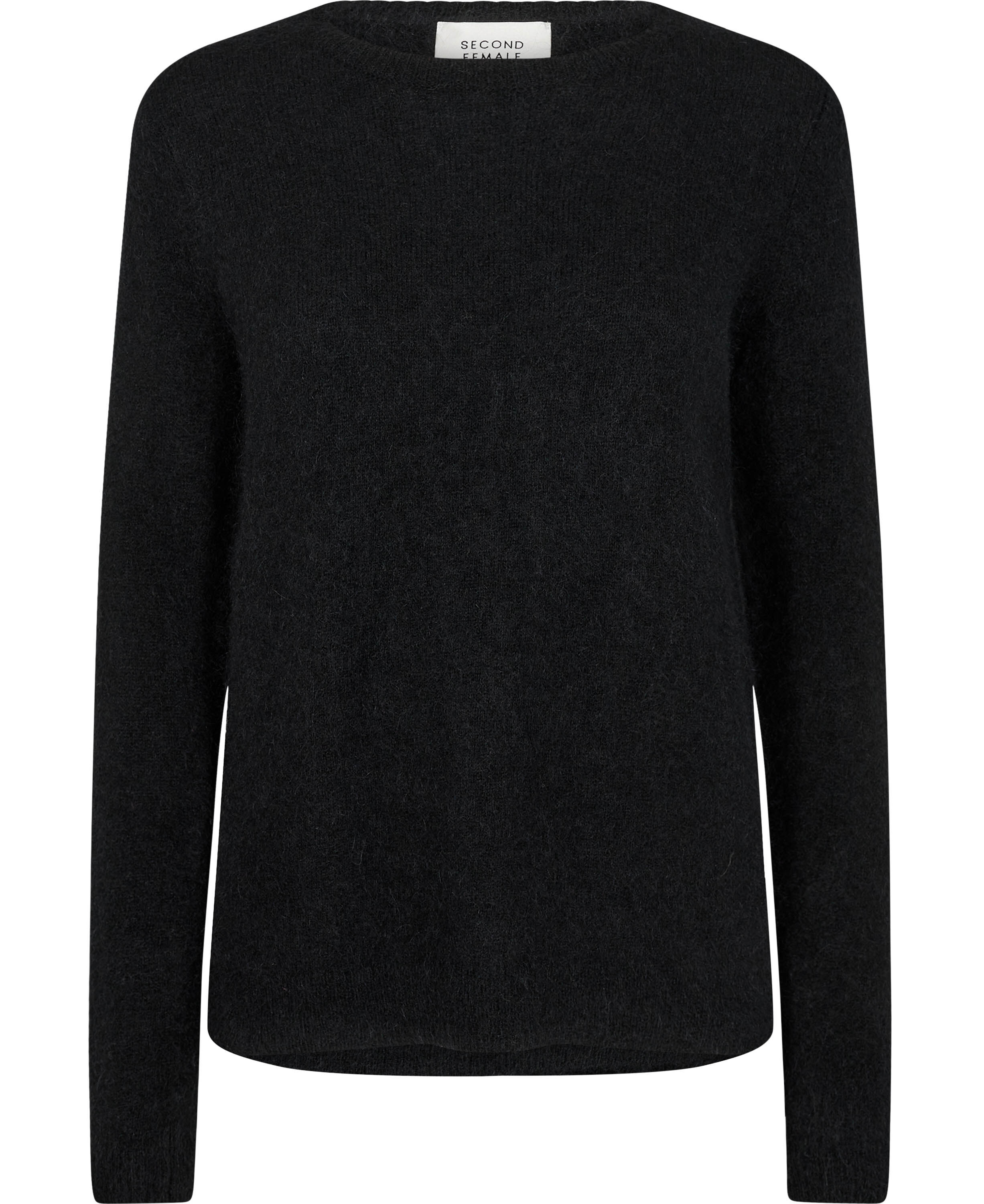 Brook Mohair Blend Knit New O-Neck