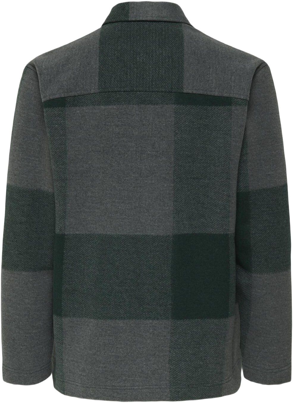 ONSWAKE CHECKED ZIP OVERSHIRT