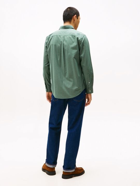 FLEX POPLIN MINI TARTAN RF SHIRT