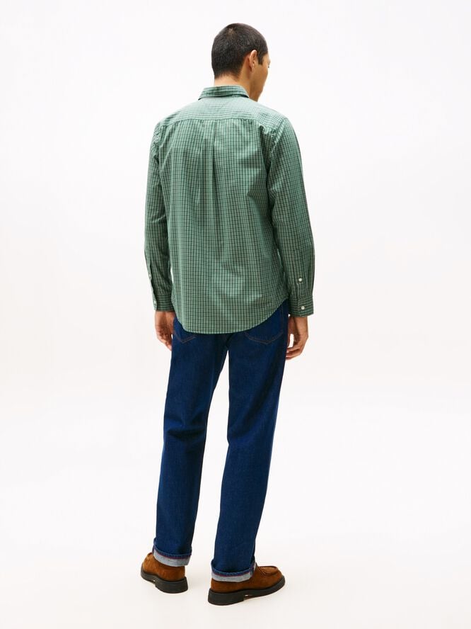 FLEX POPLIN MINI TARTAN RF SHIRT